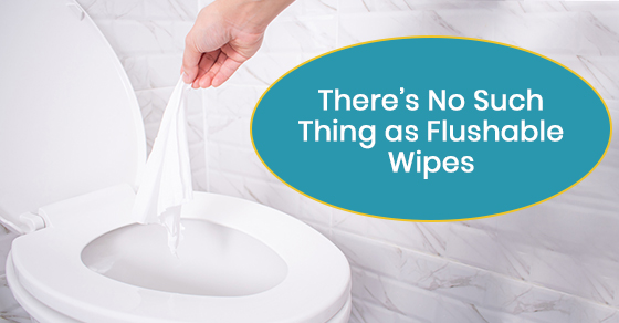 There’s no such thing as flushable wipes