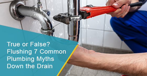 Flushing 7 common plumbing myths down the drain
