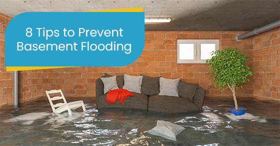 8 tips to prevent basement flooding