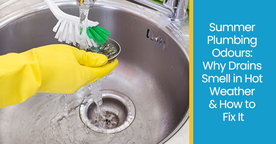 Summer plumbing odours: Why drains smell in hot weather & how to fix it